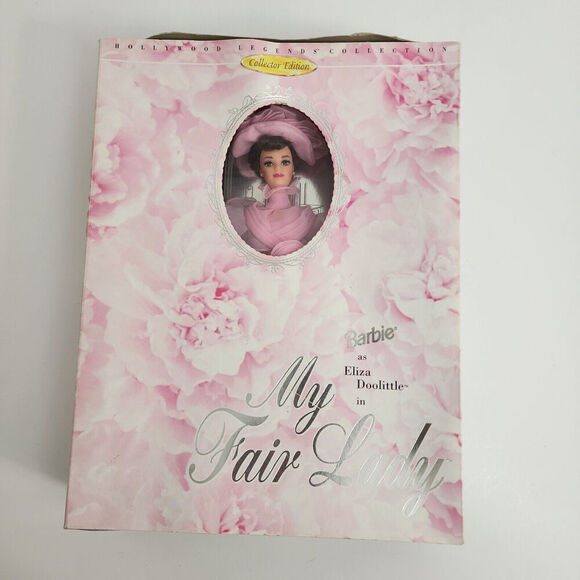 1995 My Fair Lady - Barbie As Eliza Doolittle - Pink Organza Gown - NRFB #15501 - Picture 5 of 9